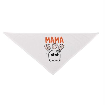TOOLOUD Mama Boo Ghostie Printed White Dog Bandana 26 Inch