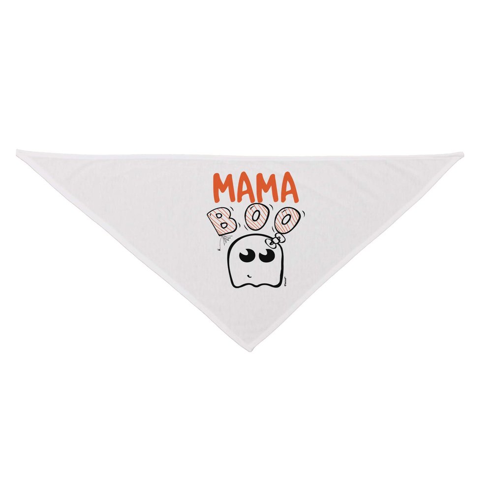 TOOLOUD Mama Boo Ghostie Printed White Dog Bandana 26 Inch