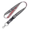 WinCraft Oklahoma Sooners Lanyard with Detachable Buckle, 1" - Grey view 1