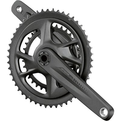 FSA Full Speed Ahead - Omega Adventure Series Aluminum Double Crankset | MegaExo and ABS Technology | for Road and Gravel | 10/11 11 Speed Compatible | 30/46T 175mm