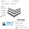 SIBE-R Plastics Supply - Marine Board 24" x 54" x 1/2" - White view 3