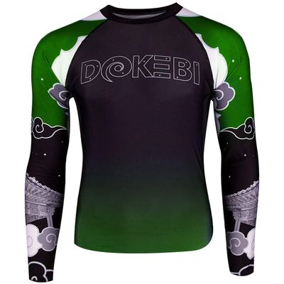 Dokebi Temple Long Sleeve BJJ Rashguard - 2XL - Green