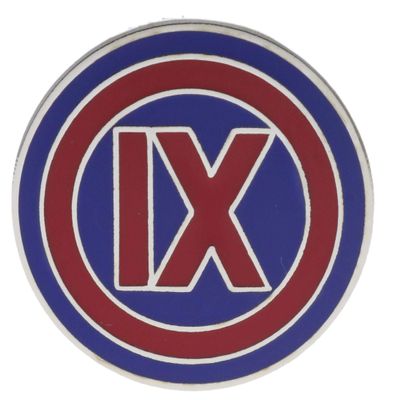 Sujak Military Items USA IX 9th Corps Insignia Hat or Lapel Pin H14071 F3D27K
