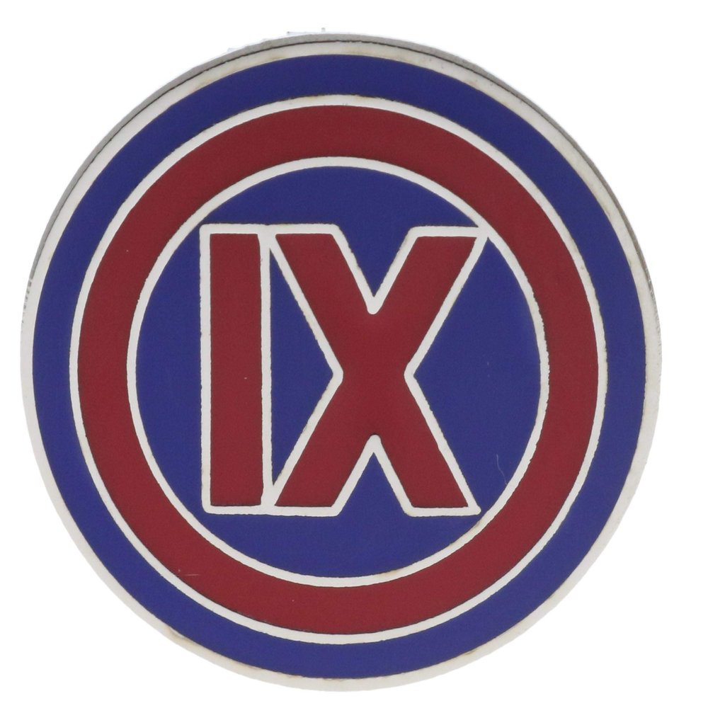 Sujak Military Items USA IX 9th Corps Insignia Hat or Lapel Pin H14071 F3D27K