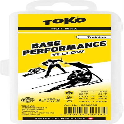Toko Base Performance Hot Wax NF NonFluoro 120 g Yellow - (5502035)
