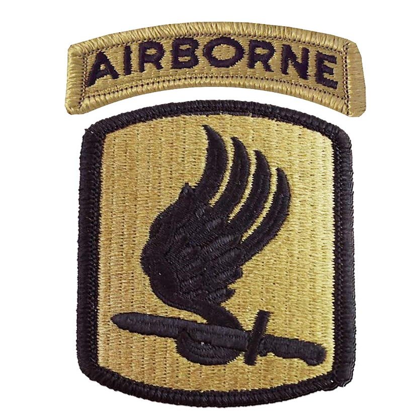 173rd Airborne Brigade OCP Patch with Airborne Tab (Military Issued)-Veteran Owned Business
