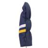 Majek Retro Golf Headcovers Blue White and Yellow Vintage Leather Style 1 & 5 Driver Fairway Head Cover Fits 460cc Drivers Classic Look view 4
