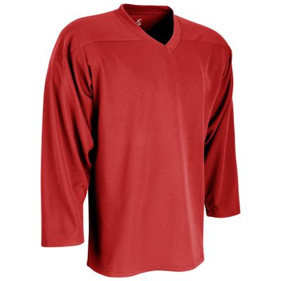 CHAMPRO unisex-teen Faceoff Polyester Hockey Jersey , SCARLET, X-Large