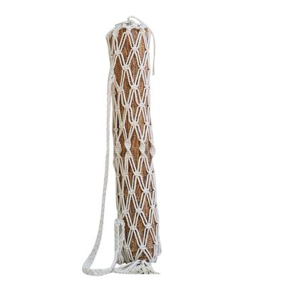 laddawan Macrame Yoga Mat Carrier Bag, Suitable for most Yoga Mats (beige)