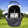 Golf Shoes Bag for Men Sport Bag - Zippered Storage Bag Travel Shoes Case carrier Tote Bag for Sport Golf Tennis and Other Accessories (White) view 2