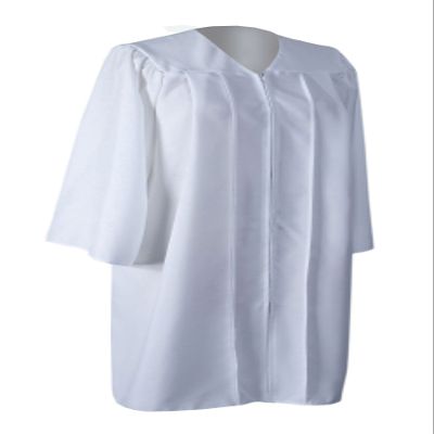 GraduationForYou Unisex Adult Matte Graduation Gown Only Choir Robe White