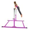 JungleKids Kip Bar Jungle Gym Professional Horizontal Gymnastics Junior Training Asymmetric Bar Height Adjustable Expandable 3 to 5 FT Purple view 4