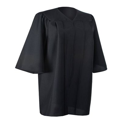 GraduationForYou Unisex Adult Matte Graduation Gown Only Choir Robe Black