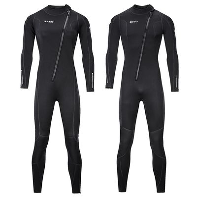 Ultra Stretch 3mm Neoprene Wetsuit, Front Zip Full Body Diving Suit, one Piece for Men & Women-Snorkeling, Scuba Diving Swimming, Surfing