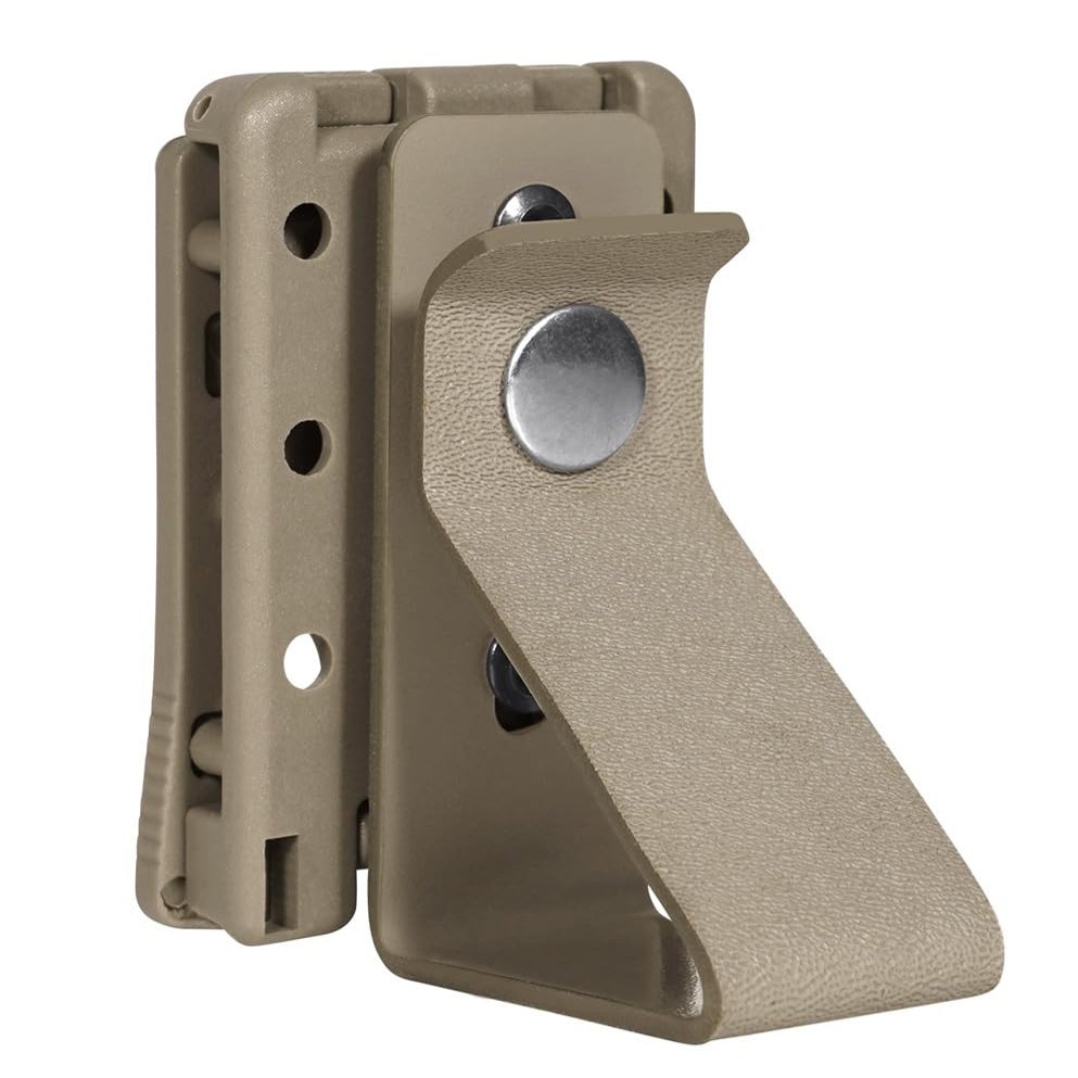 KRYDEX Hearing Protector Holder, Belt Waist Strap Clip Holder for IPSC USPSA IDPA 3-Gun Competition(CB)