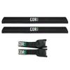 Aero Roof Rack Pads and Premium Scratch Resistant Silicone Buckle Tie Down Straps for Surf, SUP, Kayak and Canoe (28" Large) by COR Surf