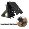KRYDEX Hearing Protector Holder, Belt Waist Strap Clip Holder for IPSC USPSA IDPA 3-Gun Competition (OD) view 4