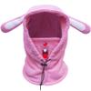 BLUEMARS Kids Winter Hat Balaclava, Fleece Cold-Weather Hood for Boys & Girls School and Outdoor Snow Play,Rabbit,M view 1