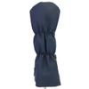 Majek Retro Golf Headcover Blue White and Yellow Vintage Leather Style #5 Fairway Wood Head Cover Classic Look view 4