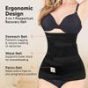 3 in 1 Postpartum Belly Support Recovery Wrap  Postpartum Belly Band, After Birth Brace, Slimming Girdles, Body Shaper Waist Shapewear, Post Surgery Pregnancy Belly Support Band (Midnight Black, M/L) view 2