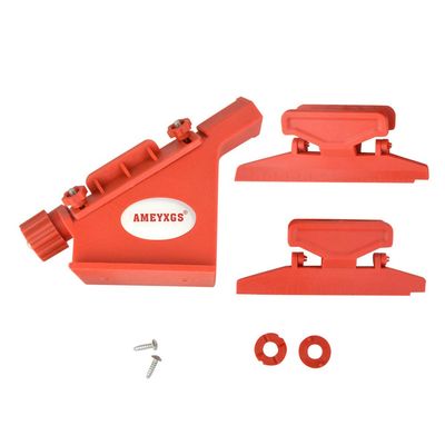 SHARROW Archery Adjustable Fletching Jig Straight and Helix Tool with Clamp Stick Fletches Bonding for DIY Arrows (red)