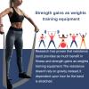 A AZURELIFE Resistance Bands,Professional Long Non-Latex Elastic Stretch Bands,Exercise Bands for Physical Therapy, Yoga, Pilates, Rehab, at-Home or The Gym Workouts, Strength Training view 3