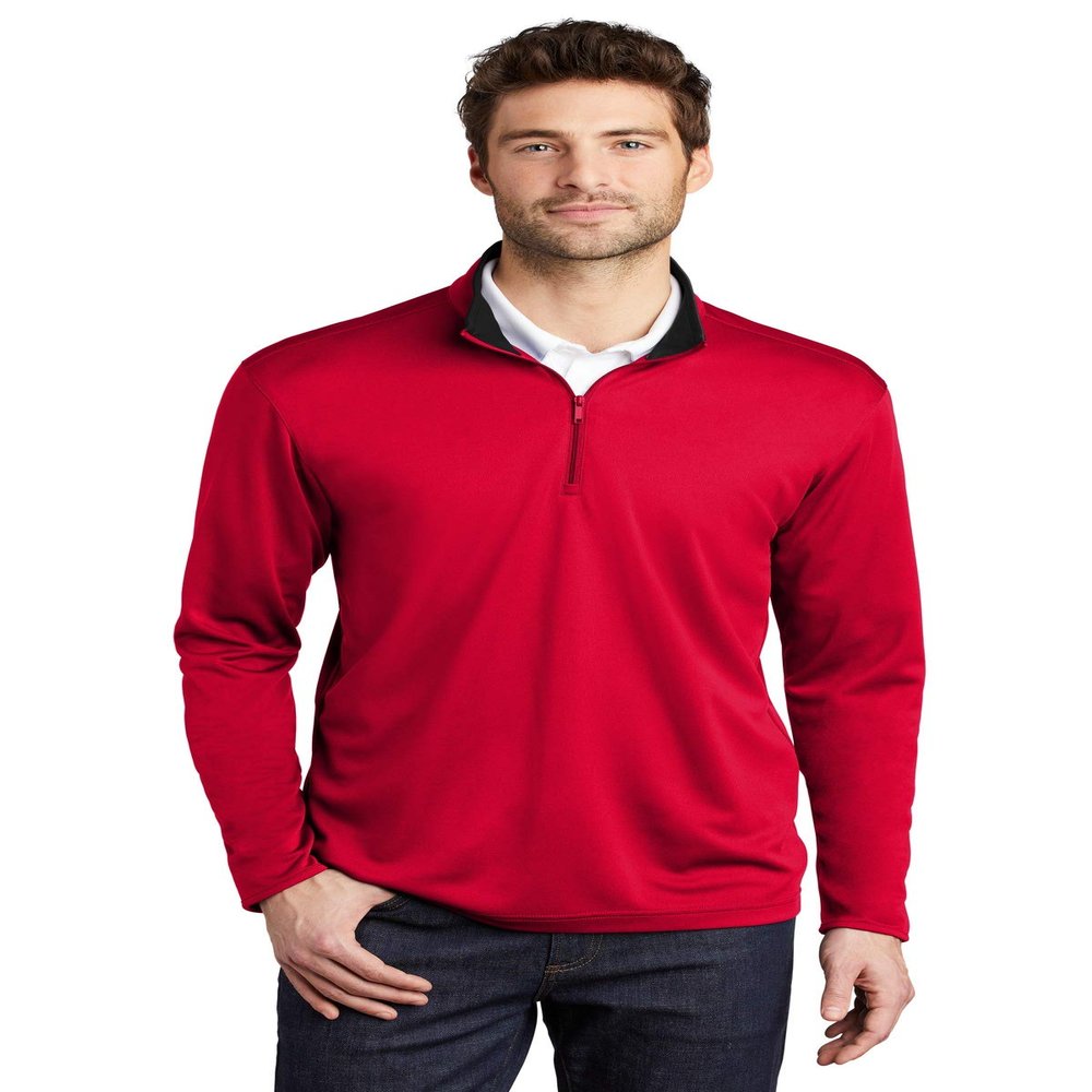 Port Authority Men's Silk-Touch Performance Quarter-Zip Pullover