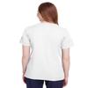 Devon & Jones Ladies' CrownLux Performance Plaited Rolled-Sleeve Top 2XL WHITE view 3