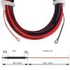 Aventik Sinking Tip Fly Line Fast Sinking Line with 2 Welded Loops IPS 5-6 Blacking 5-6 IPS, Red 3-4 IPS((Black/red,7F/S)) view 3