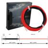 Aventik Sinking Tip Fly Line Fast Sinking Line with 2 Welded Loops IPS 5-6 Blacking 5-6 IPS, Red 3-4 IPS((Black/red,7F/S)) view 4