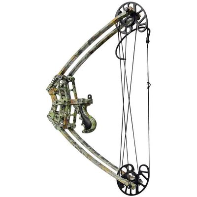 AMEYXGS Archery Triangle Compound Bow 50lbs Hunting Triangle Bow Short Axis Right Hand Left Hand for Outdoor Hunting Competition Composite Bow (Camo)