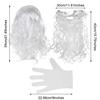 3 Pieces Christmas Santa Costume Set Funny Wig Glove and Beard for Christmas Party view 4
