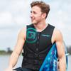 O'Brien Men's Traditional Neoprene Life Jacket, Cyan, 3X-Large view 2