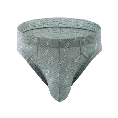 067 Silky Pouch Briefs, Healthy Home Underwear 4 Colors (XX-Large / 34.6'', Green)