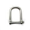 JY-MARINE Stainless Steel 316 Anchor Wide D Ring Shackles,Marine Grade (3/8")