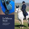 LeMieux General Purpose Suede Square Saddle Pad - English Saddle Pads for Horses - Equestrian Riding Equipment and Accessories (Hunter Green - Large) view 2