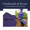 LeMieux General Purpose Suede Square Saddle Pad - English Saddle Pads for Horses - Equestrian Riding Equipment and Accessories (Hunter Green - Large) view 4