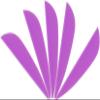 AMEYXGS 100pcs Arrows Vanes 1.75/2/2.5/3Inch Arrow Feather Shield Shape DIY Feathers Fletches for Archery Arrow Accessories Target Shooting Outdoor Hunting (Purple 1.75'') view 2