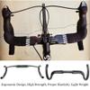Aero Bars for Road Bike Handlebars carbon fiber bicycle carbon handlebars for bikes handle bar 31.8 440 Road Handlebar Black 3K Matte 440mm Bicycle Handlebar drop bar handlebar view 4