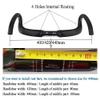 Carbon Road Bike Aero Bars - 400mm Drop Bars, 31.8mm Width, Matte Finish, Wind-Resistant view 4
