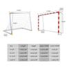 Full Size Soccer Goal Net Football Training Net Soccer Goal Post Net for Soccer Practice (8X6foot) view 3