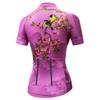 Cycling Jersey Women's Bike Shirts Zip Short Sleeve MTB Tops Road Mountain Bicycle Clothing Summer Racing Riding Blouse for Ladys Female Breathable Yellow Pink Size XL view 2