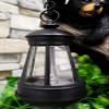 Ebros Gift Set of 2 Plastic Solar Hanging LED Lantern 5.5 Inches High Decorative Replacement Collection Garden Light Statues Garden Sculptures view 2