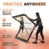 ACELETIQS Lacrosse Rebounder for Backyard 5x7 Feet Baseball Rebounder Volleyball Rebounder - Lacrosse Ball Pitchback, Throwback, Bounce Back Training Wall [Carry Bag Included] view 3