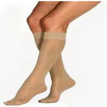 BSN Medical 110789 Jobst SupportWear Men's Dress Compression Sock, Knee High, 8-15 mmHg, Closed Toe, Brown, Medium