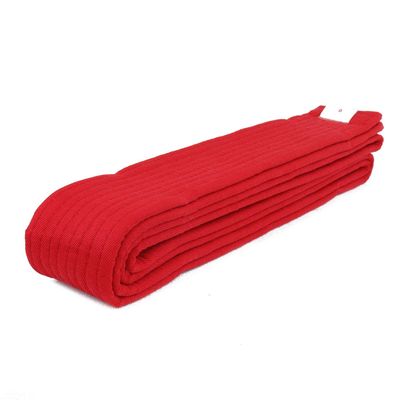 AAMA Plain Color Belt for Martial Arts - Taekwondo Karate Judo - Red Size 4
