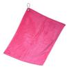 101 BEACH Cotton Golf Bag Towel with Clip (Pink)