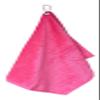 101 BEACH Cotton Golf Bag Towel with Clip (Pink) view 2