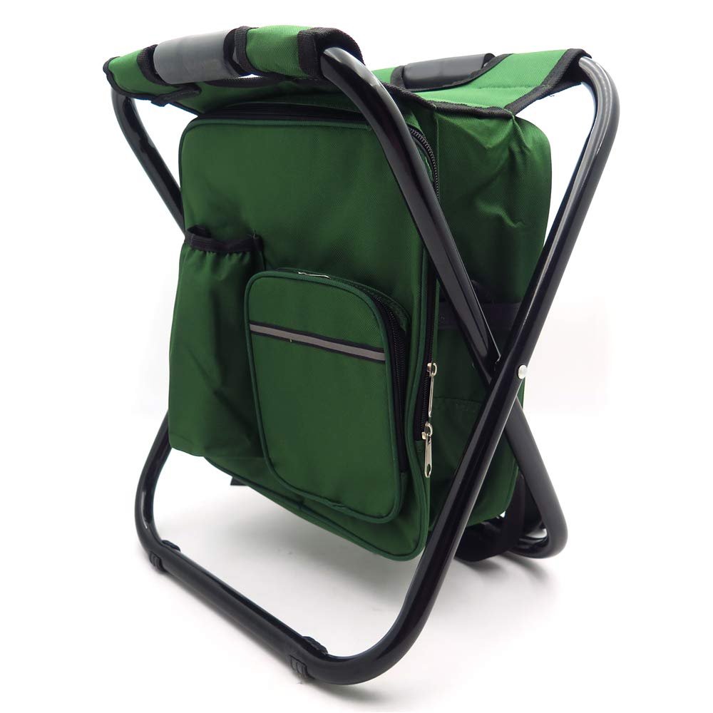 SMT- Portable Folding Camping Fishing Chair Stool Travel Backpack Beach Bag Sale