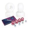 Cal 7 52mm Skateboard Wheels with Bearings (White) view 1